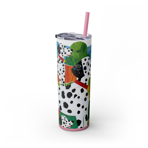 Skinny Tumbler with Straw – 20 oz Stainless Steel Cup