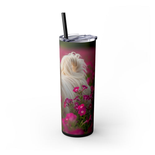 Skinny Tumbler with Straw – 20 oz Stainless Steel Cup