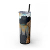 Skinny Tumbler with Straw – 20 oz Stainless Steel Cup