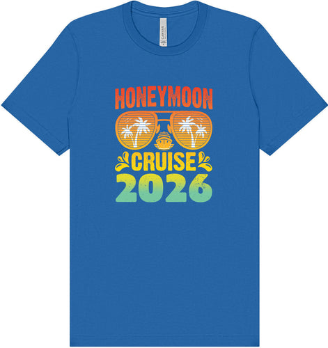 Honeymoon Cruise 2026 Adult Bella Canvas Shirt