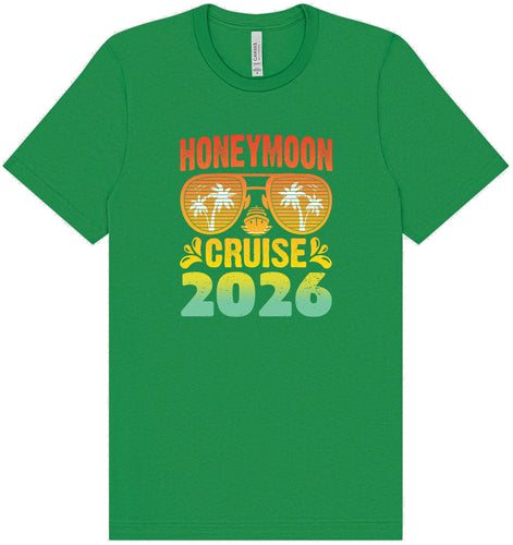 Honeymoon Cruise 2026 Adult Bella Canvas Shirt