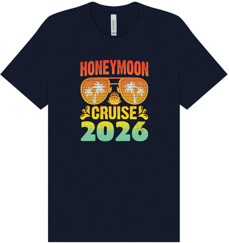Honeymoon Cruise 2026 Adult Bella Canvas Shirt