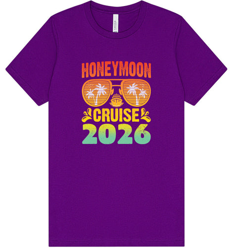 Honeymoon Cruise 2026 Adult Bella Canvas Shirt
