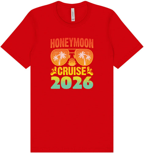 Honeymoon Cruise 2026 Adult Bella Canvas Shirt