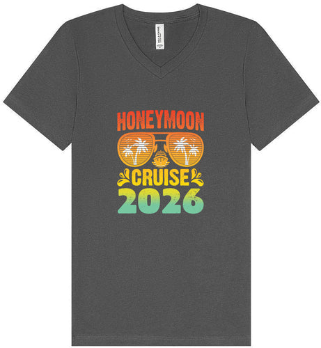 Honeymoon Cruise 2026 Unisex V-Neck Shirt