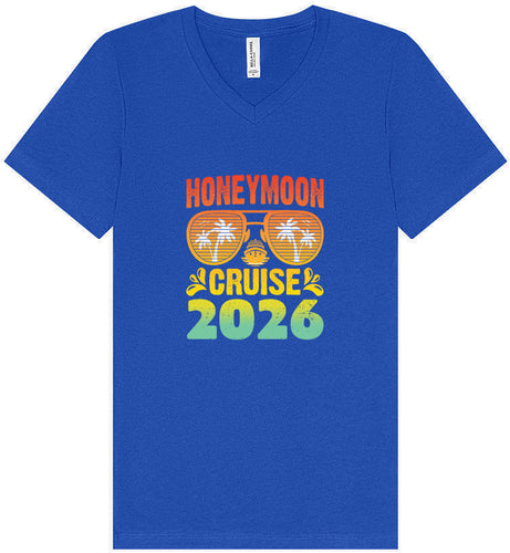 Honeymoon Cruise 2026 Unisex V-Neck Shirt