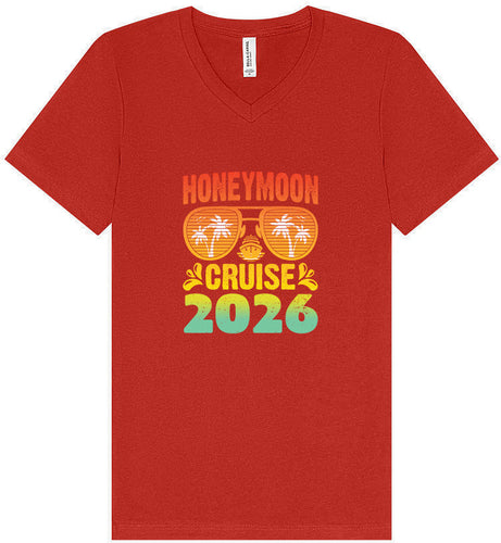 Honeymoon Cruise 2026 Unisex V-Neck Shirt