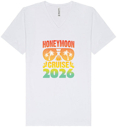 Honeymoon Cruise 2026 Unisex V-Neck Shirt