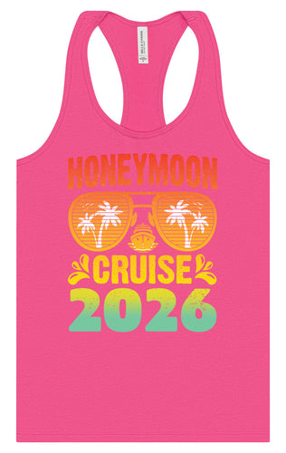 Honeymoon Cruise 2026 Women's Racerback Tank