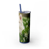 Skinny Tumbler with Straw – 20 oz Stainless Steel Cup