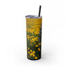 Skinny Tumbler with Straw – 20 oz Stainless Steel Cup