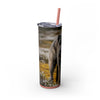 Skinny Tumbler with Straw – 20 oz Stainless Steel Cup