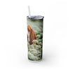 Skinny Tumbler with Straw – 20 oz Stainless Steel Cup