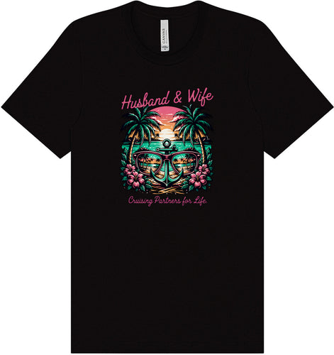 Anchor Husband and Wife Adult Bella Canvas Shirt
