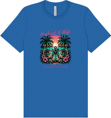 Anchor Husband and Wife Adult Bella Canvas Shirt