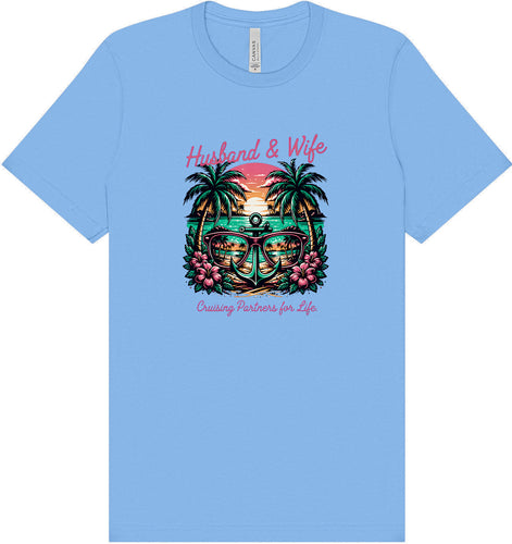 Anchor Husband and Wife Adult Bella Canvas Shirt
