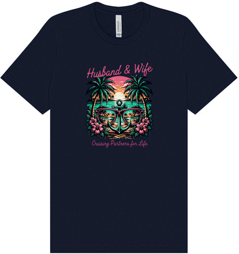 Anchor Husband and Wife Adult Bella Canvas Shirt