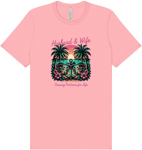 Anchor Husband and Wife Adult Bella Canvas Shirt