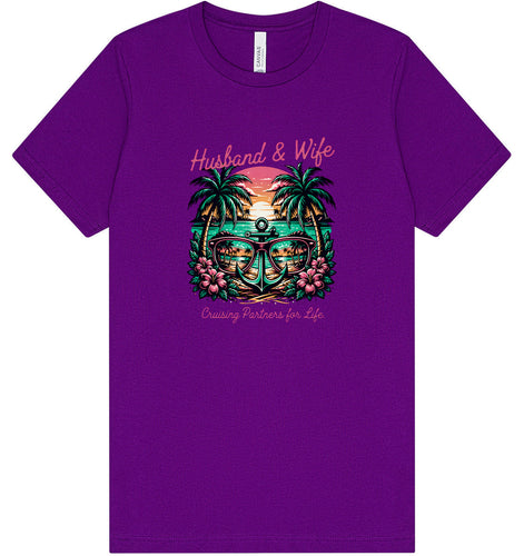 Anchor Husband and Wife Adult Bella Canvas Shirt