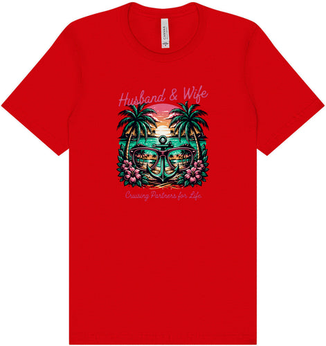 Anchor Husband and Wife Adult Bella Canvas Shirt