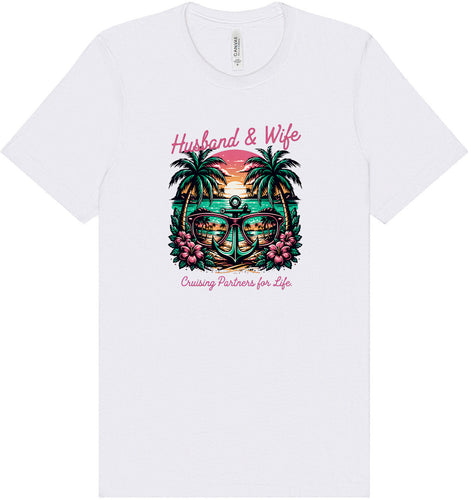 Anchor Husband and Wife Adult Bella Canvas Shirt