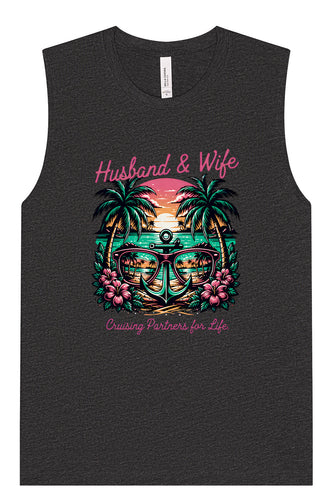 Anchor Husband and Wife Muscle Tank