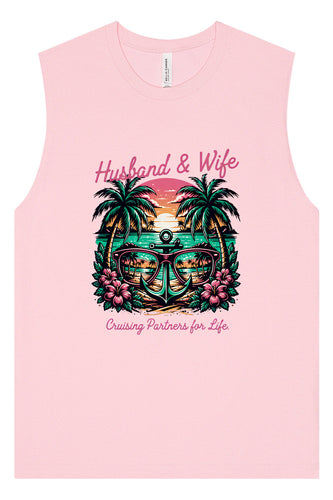Anchor Husband and Wife Muscle Tank