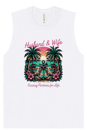 Anchor Husband and Wife Muscle Tank