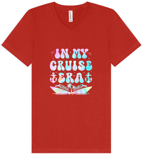 Tie Dye In My Cruise Era Unisex V-Neck Shirt
