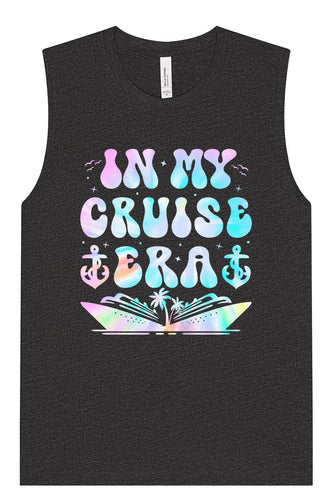 Tie Dye In My Cruise Era Muscle Tank