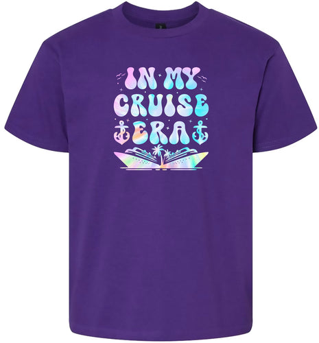 Tie Dye In My Cruise Era Children's Gildan Soft Shirt