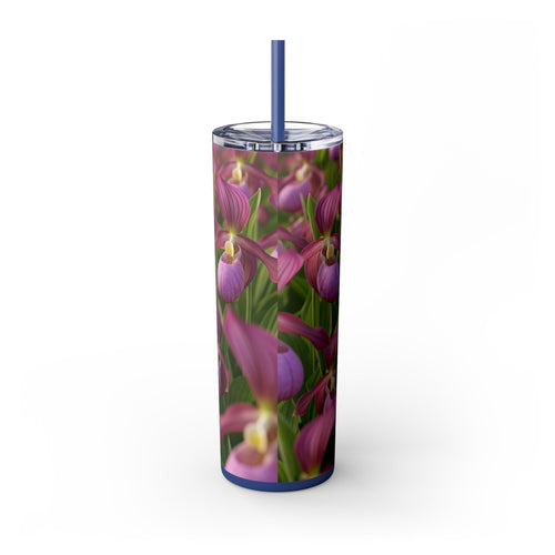 Skinny Tumbler with Straw – 20 oz Stainless Steel Cup
