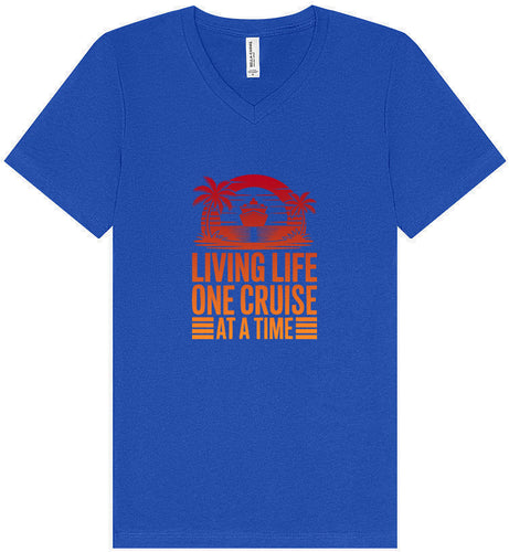 One Cruise at a Time Unisex V-Neck Shirt