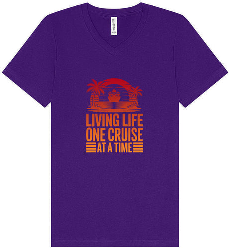 One Cruise at a Time Unisex V-Neck Shirt