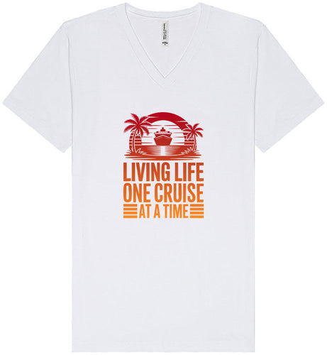 One Cruise at a Time Unisex V-Neck Shirt