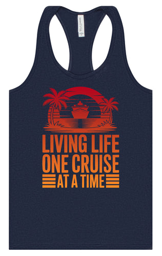 One Cruise at a Time Women's Racerback Tank