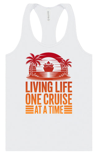 One Cruise at a Time Women's Racerback Tank