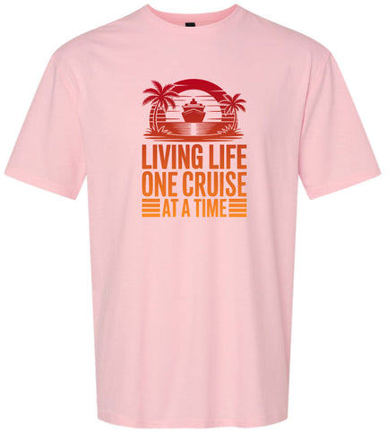 One Cruise at a Time Adult Gildan Soft Shirt