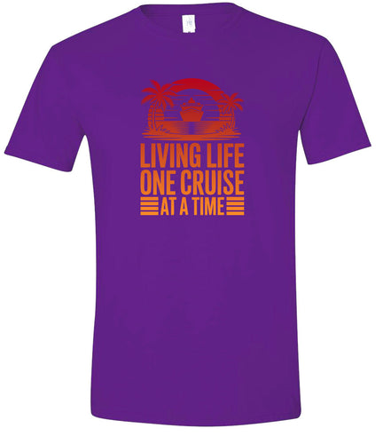 One Cruise at a Time Adult Gildan Soft Shirt