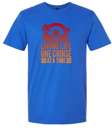 One Cruise at a Time Adult Gildan Soft Shirt