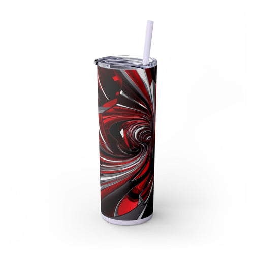 Skinny Tumbler with Straw – 20 oz Stainless Steel Cup