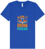Blame it on the Drink Package Unisex V-Neck Shirt