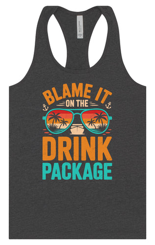 Blame it on the Drink Package Women's Racerback Tank