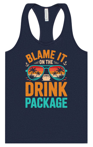 Blame it on the Drink Package Women's Racerback Tank