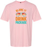 Blame it on the Drink Package Adult Gildan Soft Shirt