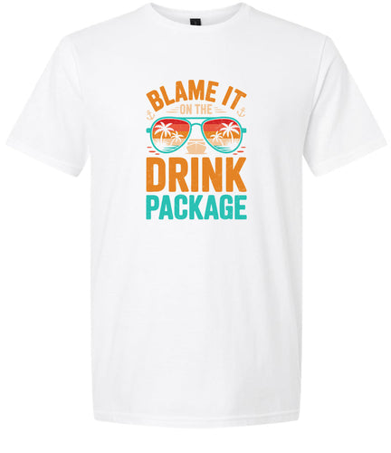 Blame it on the Drink Package Adult Gildan Soft Shirt