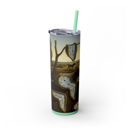 Skinny Tumbler with Straw – 20 oz Stainless Steel Cup