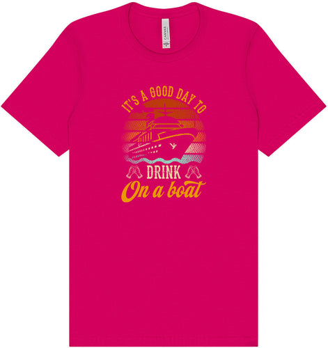 Drink on a Boat Adult Bella Canvas Shirt