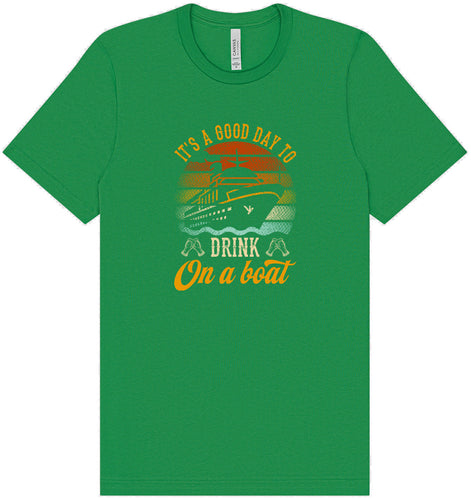 Drink on a Boat Adult Bella Canvas Shirt