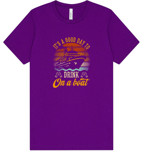 Drink on a Boat Adult Bella Canvas Shirt